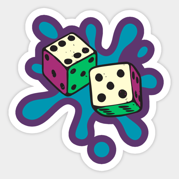 Lucky Roller Sticker by KramerArt